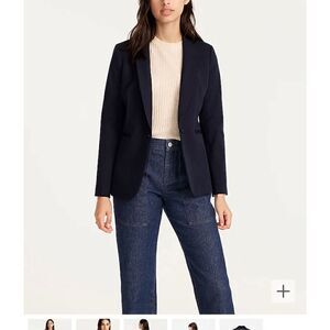 J CREW Parke blazer in bi-stretch cotton  SZ 0